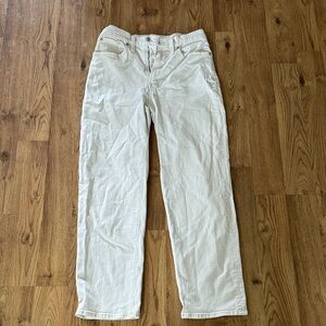 Madewell Women's Straight Leg Jeans in Cream